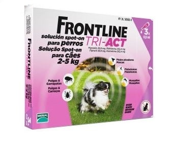 Frontline Tri-Act spot on dla psa 3 pipety XS 2-5kg
