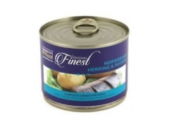 Fish4Dogs Finest Wet Complet nie zawiera zbóż, sztucznych barwników i konserwantów puszka 185g 1szt. makrela ziemniaki