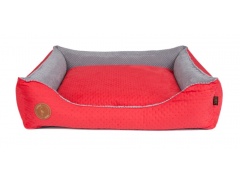 Lauren Design Legowisko Cezar czerwony + szary 1szt. 110x90cm