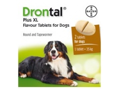 Vetoquinol Drontal + 35kg- tabletki na odrobaczenie dla psów powyżej 35kg 1szt.