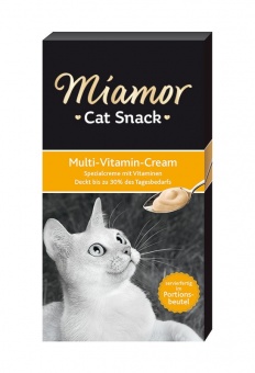 Miamor Multi-Vitamin Cream Multiwitaminowy sos dla kota 6x15g 1 opakowanie