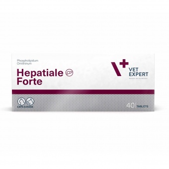 Vet Ekspert Hepatiale Forte na wątrobę dla psów i kotów 40szt. 1szt.