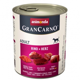Animonda GranCarno Adult 800g 1szt. wołowina serca kaczki