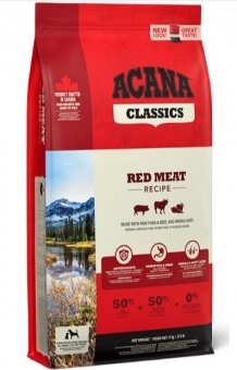 Acana Classic Red Meat Dog jagnięcina wołowina Angus oraz wieprzowiną Yorkshire 9,7kg