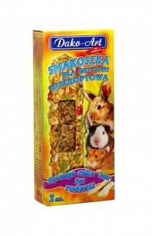 Dako-Art smakoszka dla gryzoni 2szt. 1szt. warzywna