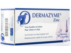 Kheiron Dermazyme Zinc 50 tabletek -Odnowa uszkodzonej skóry u psów i kotów 1szt.