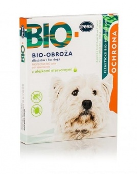 Pess Obroża biologiczna (dł. 40 i 60) przeciw insektom na naturalnych olejkach roślinnych 1szt. 60cm