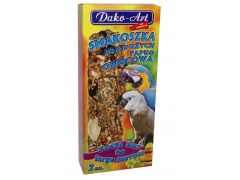 Dako-Art smakoszka dla dużych papug 2szt. 1szt. orzechowa