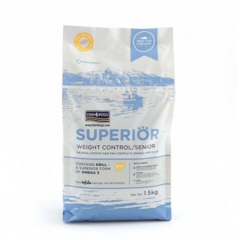 Fish4Dogs Superior Senior Mini karma dla starszych małych psów 1,5kg