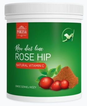 Pokusa RawDietLine dzika róża źródło witaminy C na odporność i układ moczowy 120 tabletek ekstrat