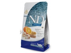 Farmina N&D Low Grain Ocean Adult Cat Codfish & Orange karma dla kotów 300g