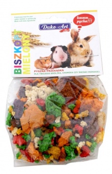 Dako-Art Biszkopt mielony dla gryzoni zawieszka 100g 1szt.