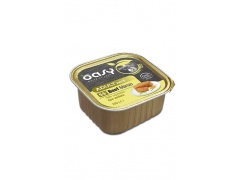 Oasy Grain Free Paté bezbożowa mokra karma dla dorosłych psów z wołowiną, marchewką i cukinią 150g 150g