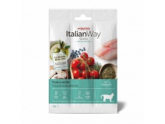 Italian Way Snack Hypoalergiczne Kabanosy dla kota z pstrągiem i borówką 3szt.15g 1szt.