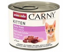 Animonda Carny Kitten Baby-Pate smakowite kawałki w pysznym sosie 200g