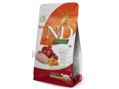 Farmina N&D Feline Pumpkin Neutered Quail & Pomegrante z przepiórką i owocem granatu dla kota 300g