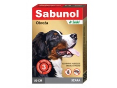 Sabunol Obroża przeciw pchłom i kleszczom różne rozmiary 1szt. fioletowa 50cm