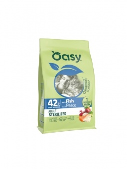 Oasy Original Cat Sterilized karma sucha dla kotów sterylizowanych z rybami 1,5kg