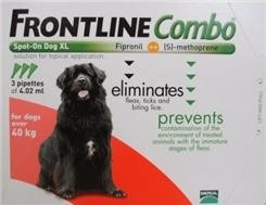 Frontline Combo Spot On Pies XL 40-60kg dla psa 3 x 4,02ml