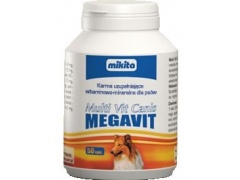 Mikita Multi Vit Canis Megavit -Wpływa na prawidłowy rozwój zwierząt 1szt. 400tab.