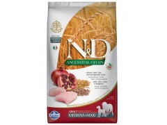 Farmina N&D Ancestral Grain Adult Chicken Adult & Maxi spelt, oats and pomegrante kurczak, orkisz, owies, granat 12kg