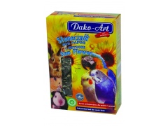 Dako-Art Sun Flower - Mieszanka ziaren słonecznika dla ptaków egzotycznych. Opakowanie 250g
