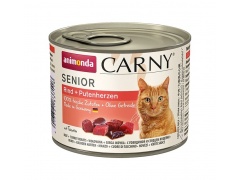 Animonda Carny Senior smakowite kawałki w pysznym sosie puszka 200g 12x200g w uwagach prosimy o smaki