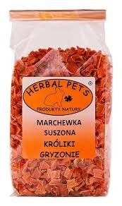 Herbal Pets Marchewka Suszona dla królików i gryzoni 125g 1szt.