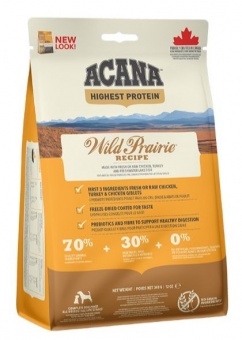 Acana Highest Protein Dog Wild Prairie z kurczakiem indykiem i wątróbką 11,4kg