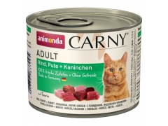 Animonda Carny Adult smakowite kawałki w pysznym sosie puszka 200g 1szt. indyk + wątróbka kurczaka