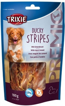 Trixie Ducky Premio Stripes filety z kaczki dla psa 100g 1szt.
