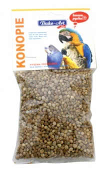 Dako-art Konopie dla ptaków 100g 1szt.