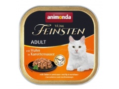 Animonda Vom Feinsten Adult No Grain tacka bez zbóż 100g 1szt. kurczak w sosie marchewkowym
