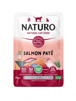 Naturo Grain Free Pate saszetka w pasztecie dla dorosych kotów bez zbóż saszetka 85g 1szt. kurczak