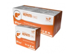 Vetfood Hepatoforce na problemy z wątrobą dla psa i kota 120szt.