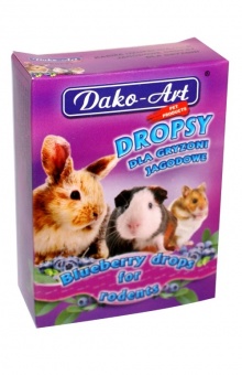 Dako-Art dropsy zawieszane dla gryzoni 75g 1szt. jabłkowe