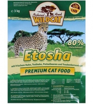 Wildcat Etosha z drobiem i ziołami sucha karma dla kota 500g