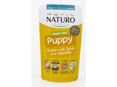 Naturo Grain Free Puppy Mini kurczak z ziemniakami i warzywami saszetka 150g 1szt.