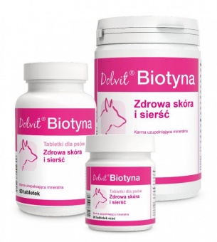 Dolvit Canis Biotyna- zdrowa skóra i sierść 1kg proszek
