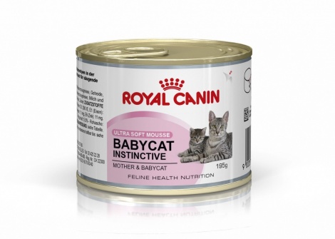 Royal Canin Mother & Babycat Instinctive Mousse karma mokra - mus dla kociąt i kotek karmiących puszka 195g 195g