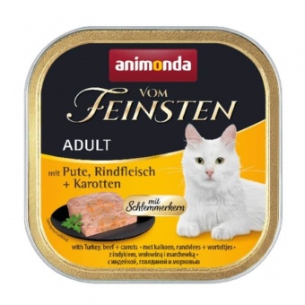 Animonda Vom Feinsten Schlemmerkern tacka dla smakoszy 100g 1szt. wołowina filet z łososia i szpinak