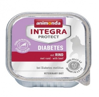 Animonda Integra Protect Diabetes walka z cukrzycą tacka dla kota 100g 1szt. serca indyka