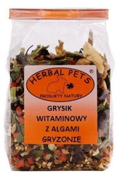 Herbal Pets Grysik Witaminowy z Algami przysmak dla gryzoni 1szt.