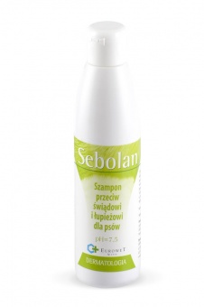 Eurowet Sebolan Szampon 200ml - Szampon przeciw świądowi i łupieżowi dla psów 1szt.