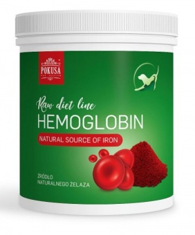 Pokusa RawDietLine Hemoglobina żelazo hemowe dieta dla psów i kotów 800g
