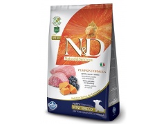 Farmina N&D Grain Free Pumpkin Puppy Mini Lamb & blueberry bezzbożowa karma dla psów 800g