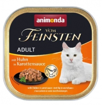 Animonda Vom Feinsten Adult No Grain tacka bez zbóż 100g 1szt. łosoś w ziołowym sosie
