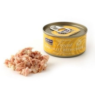 Fish4Cats Finest filet z Tuńczyka z serem kawałki w sosie rybnym bez zbóż 70g 1szt.
