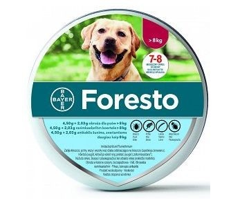 Elanco Foresto- obroża przeciw pchłom i kleszczom dla psów powyżej 8kg 70cm