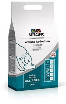 Specific Dog Weight Reduction CRD-1 wspomaga redukcję nadmiernej masy ciała oraz reguluje podaż glukozy 12kg